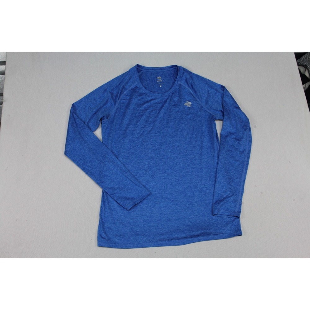 Rabbit running Men Shirt Long Sleeve Active Round Neck Size Large